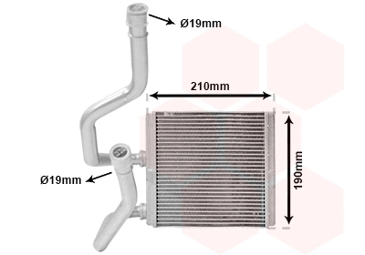 Heat Exchanger, interior heating (13016700)