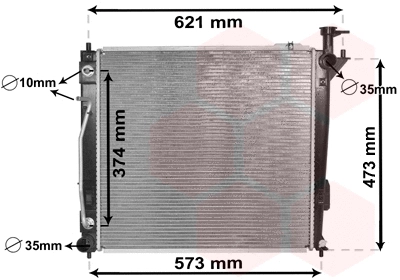 Radiator, engine cooling (82002339)
