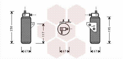 Dryer, air conditioning (0200D144)