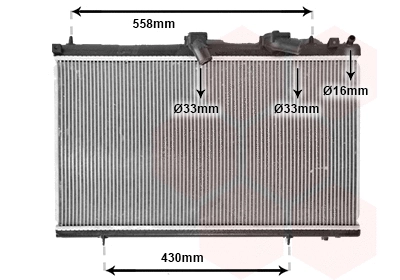 Radiator, engine cooling (40002296)