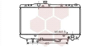 Radiator, engine cooling (53002143)