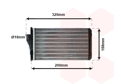 Heat Exchanger, interior heating (17006266)