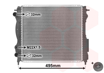 Radiator, engine cooling