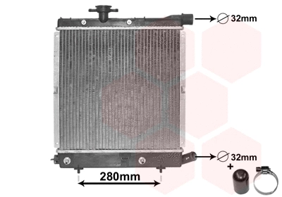 Radiator, engine cooling (07002003)