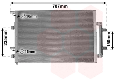 Radiator, engine cooling (03002383)