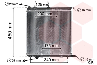 Radiator, engine cooling (40002289)