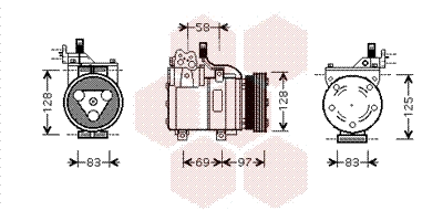 Compressor, air conditioning (8200K093)