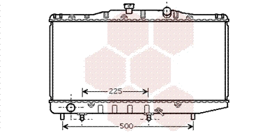 Radiator, engine cooling (53002325)