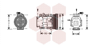 Compressor, air conditioning (1700K041)