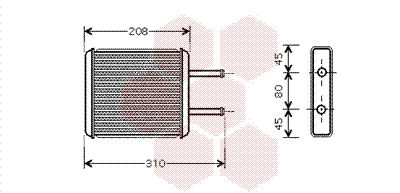 Heat Exchanger, interior heating (83006043)