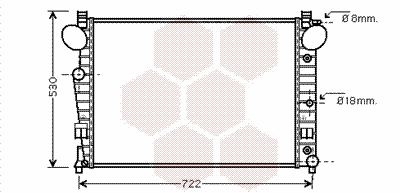 Radiator, engine cooling (30002308)