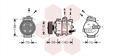 Compressor, air conditioning (5800K284)