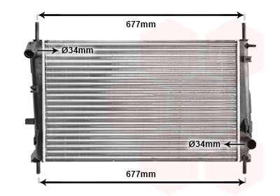 Radiator, engine cooling (18002165)