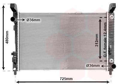 Radiator, engine cooling (30002364)