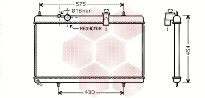 Radiator, engine cooling (40002256)