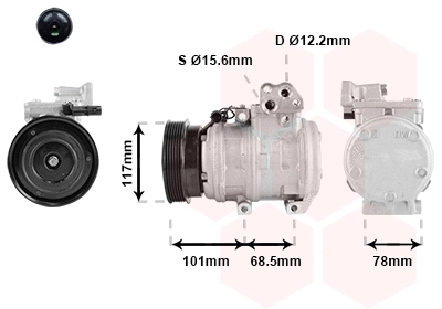 Compressor, air conditioning (8301K715)