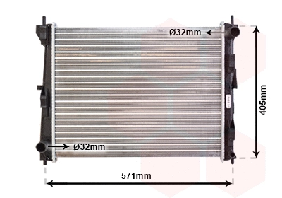 Radiator, engine cooling (13002235)