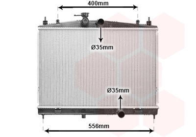 Radiator, engine cooling (13012717)