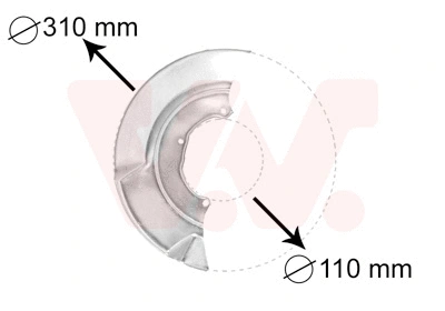 Splash Guard, brake disc (5874372)