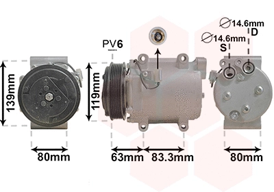 Compressor, air conditioning (5900K121)