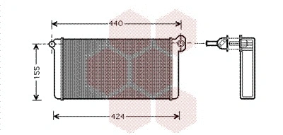 Heat Exchanger, interior heating (31006192)