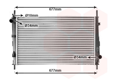 Radiator, engine cooling (18002335)