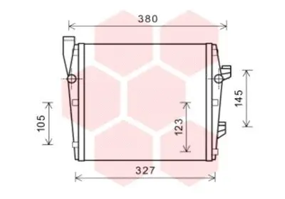 Radiator, engine cooling (74002066)