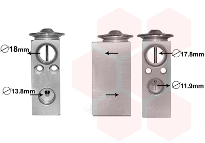 Expansion Valve, air conditioning (30001599)