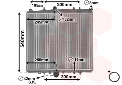 Radiator, engine cooling