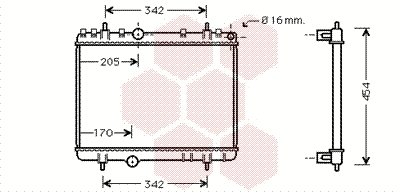 Radiator, engine cooling (40002265)