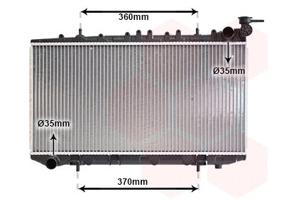 Radiator, engine cooling (13002114)
