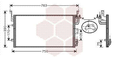 Condenser, air conditioning (82005083)