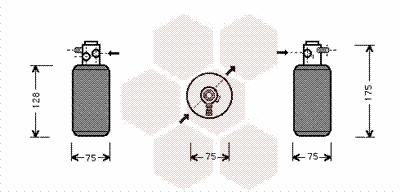 Dryer, air conditioning (3000D050)