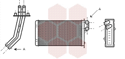 Heat Exchanger, interior heating (43006170)