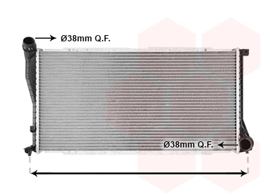 Radiator, engine cooling (06002234)