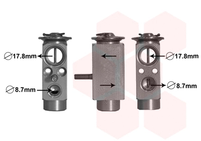 Expansion Valve, air conditioning (29001017)