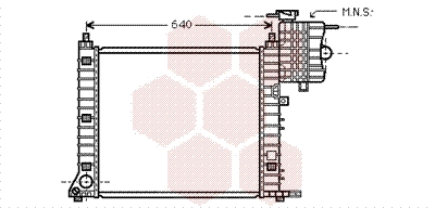 Radiator, engine cooling (30002348)