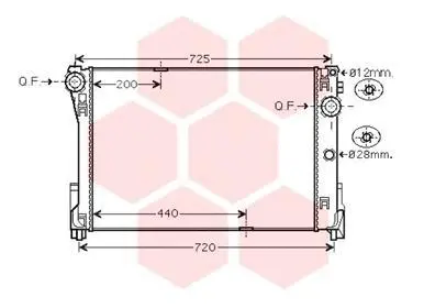 Radiator, engine cooling (30002591)