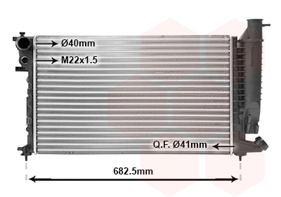 Radiator, engine cooling