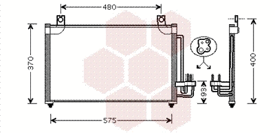 Condenser, air conditioning (83005031)