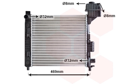 Radiator, engine cooling (30002247)