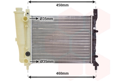 Radiator, engine cooling (17002039)