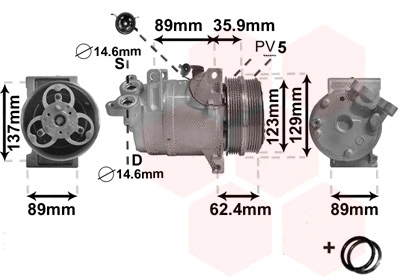 Compressor, air conditioning (1800K433)