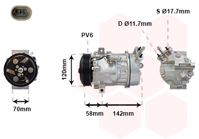 Compressor, air conditioning (3700K448)