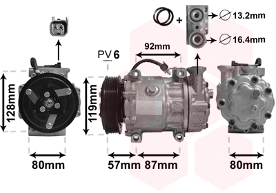 Compressor, air conditioning (1800K468)