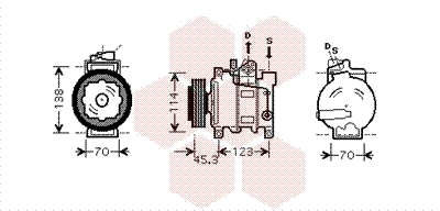 Compressor, air conditioning (0300K276)