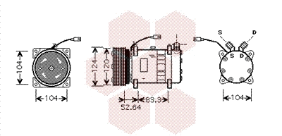 Compressor, air conditioning (0100K095)