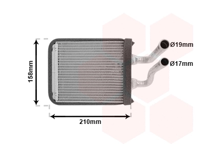 Heat Exchanger, interior heating (83006067)