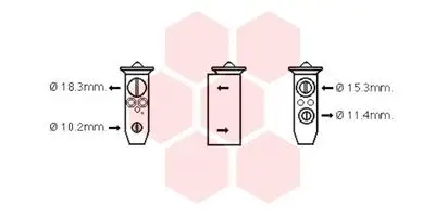 Expansion Valve, air conditioning (13001357)