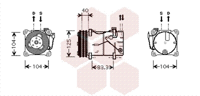 Compressor, air conditioning (5900K119)